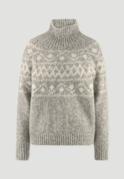 Strick Pullover Relaxed aus Alpaka mit Bio-Baumwolle von hessnatur
