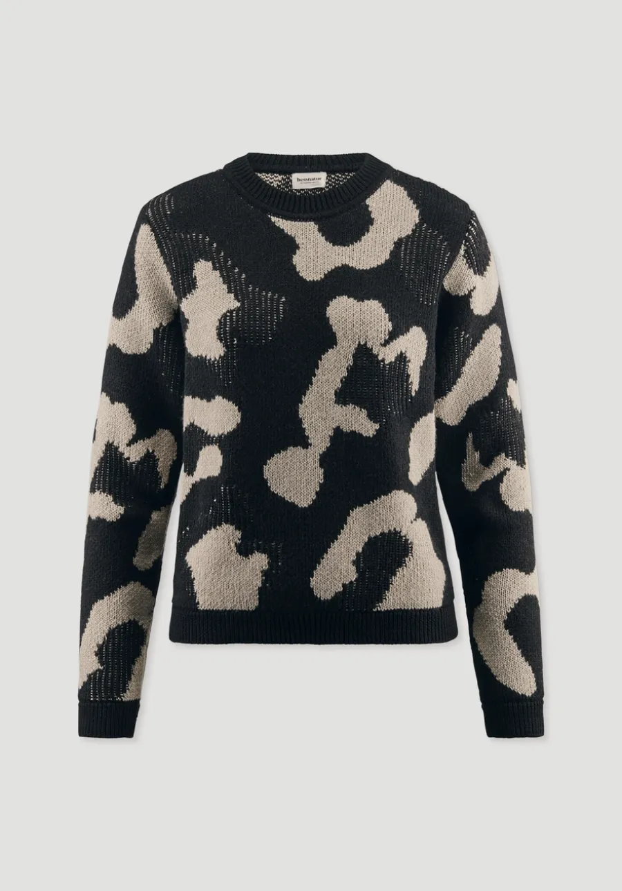 Strick Pullover Relaxed aus Bio-Baumwolle und Bio-Schurwolle von hessnatur