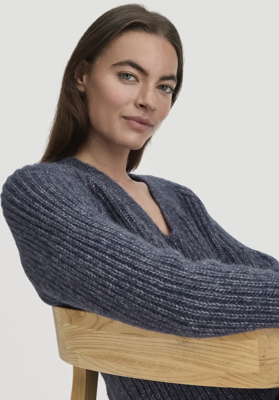 Strick Pullover Relaxed aus Alpaka mit Bio-Baumwolle von hessnatur