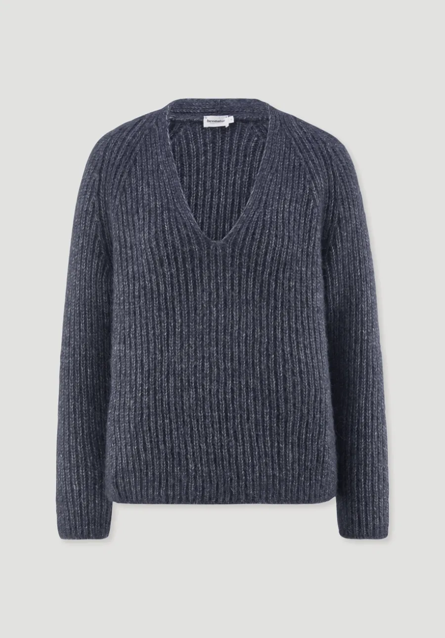 Strick Pullover Relaxed aus Alpaka mit Bio-Baumwolle von hessnatur