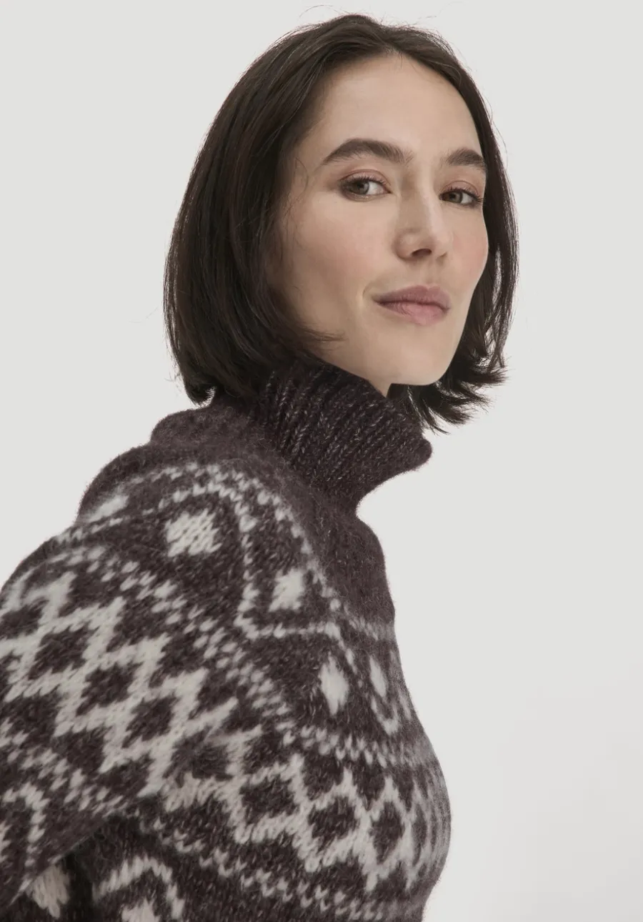 Strick Pullover Relaxed aus Alpaka mit Bio-Baumwolle von hessnatur