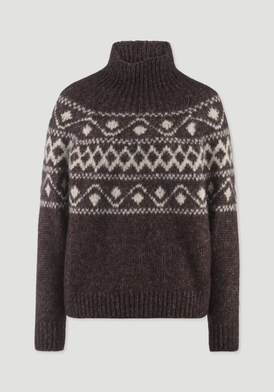 Strick Pullover Relaxed aus Alpaka mit Bio-Baumwolle von hessnatur