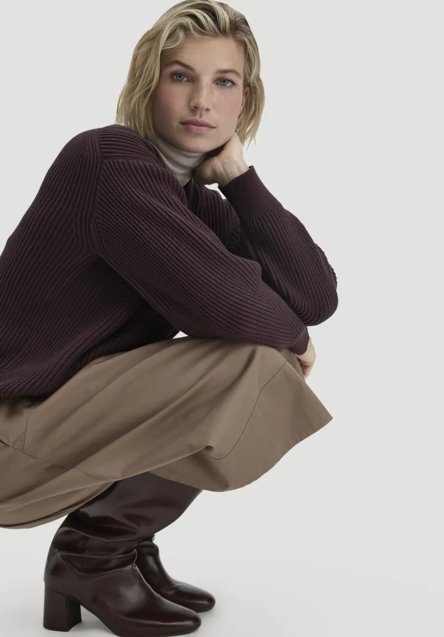 Strick Pullover Relaxed aus reiner Bio-Baumwolle von hessnatur