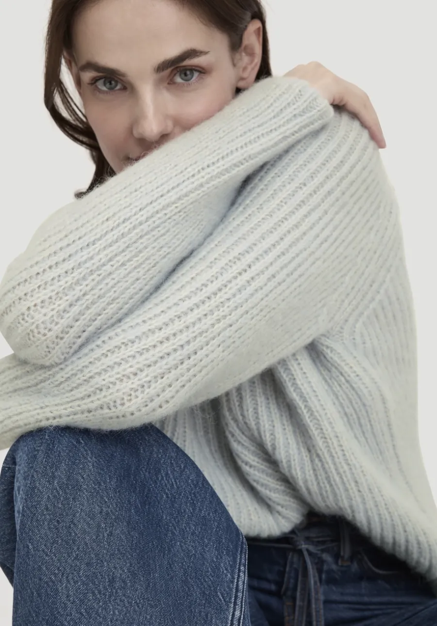 Strick Pullover Relaxed aus Alpaka mit Bio-Baumwolle von hessnatur