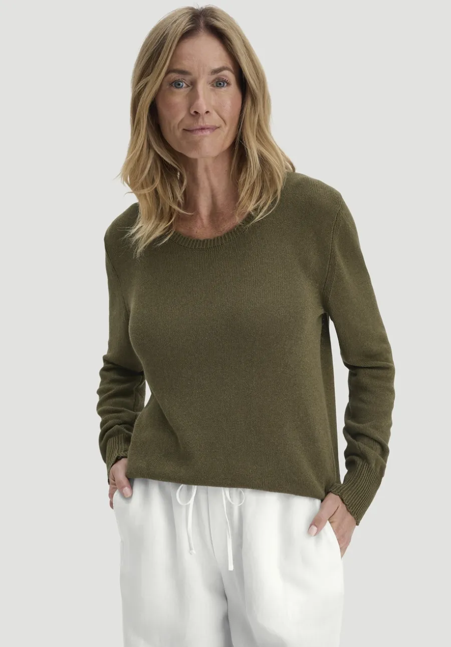 Strick Pullover Relaxed aus Leinen mit Bio-Baumwolle und LENZING™ ECOVERO von hessnatur