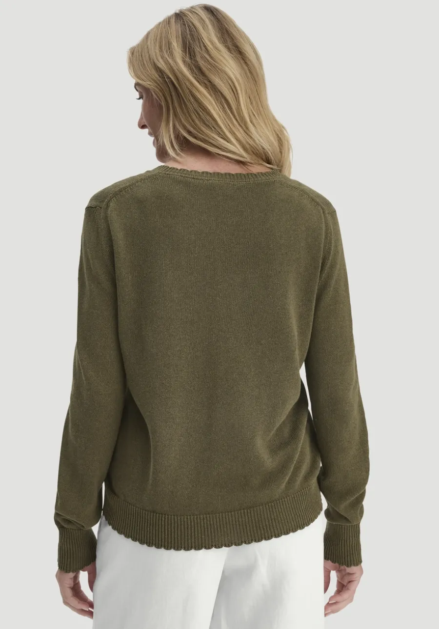 Strick Pullover Relaxed aus Leinen mit Bio-Baumwolle und LENZING™ ECOVERO von hessnatur