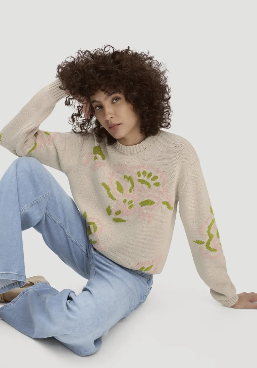 Strick Pullover Relaxed aus reiner Baumwolle von hessnatur
