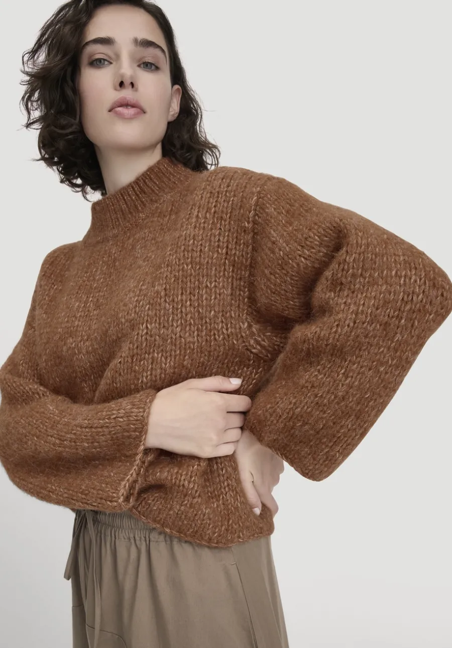 Strick Pullover Relaxed aus Alpaka mit Bio-Baumwolle von hessnatur