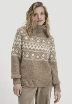 Strick Pullover Relaxed aus Alpaka mit Bio-Baumwolle von hessnatur