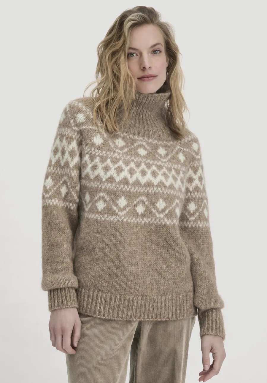 Strick Pullover Relaxed aus Alpaka mit Bio-Baumwolle von hessnatur