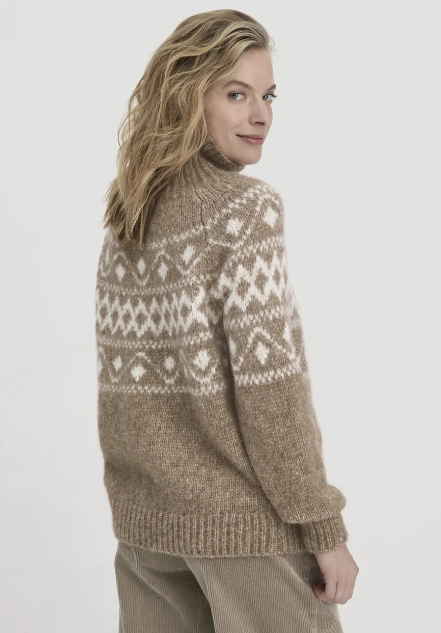 Strick Pullover Relaxed aus Alpaka mit Bio-Baumwolle von hessnatur