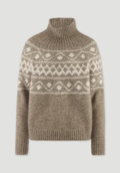Strick Pullover Relaxed aus Alpaka mit Bio-Baumwolle von hessnatur