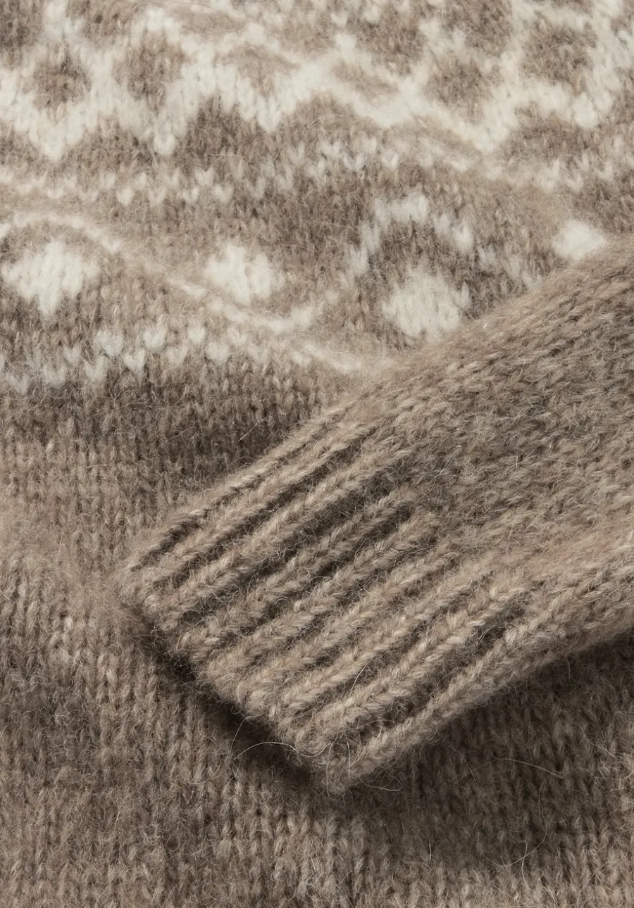 Strick Pullover Relaxed aus Alpaka mit Bio-Baumwolle von hessnatur