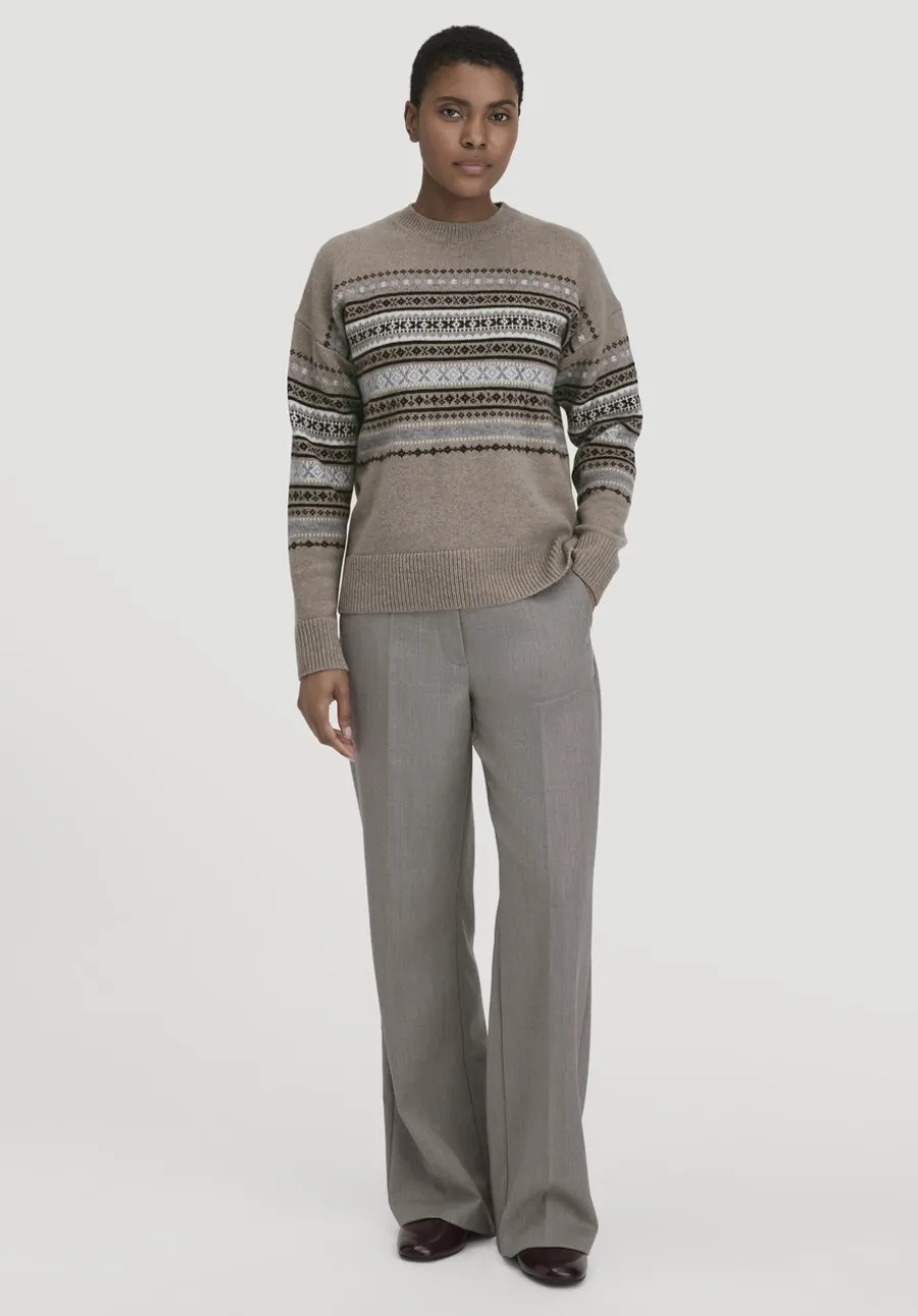 Strick Pullover Relaxed BETTER RECYCLING aus reiner Bio-Merinowolle von hessnatur