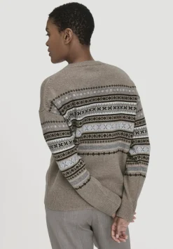 Strick Pullover Relaxed BETTER RECYCLING aus reiner Bio-Merinowolle von hessnatur