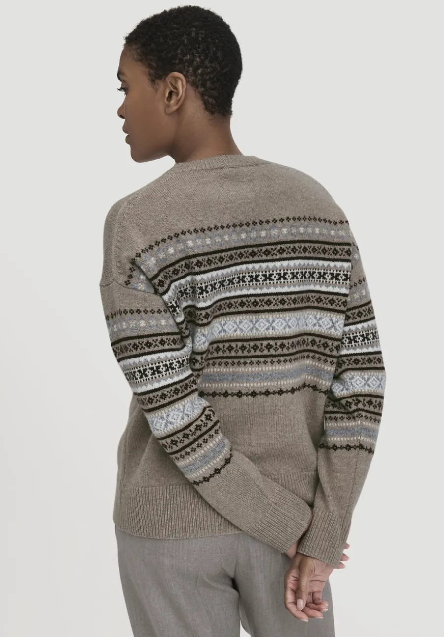 Strick Pullover Relaxed BETTER RECYCLING aus reiner Bio-Merinowolle von hessnatur