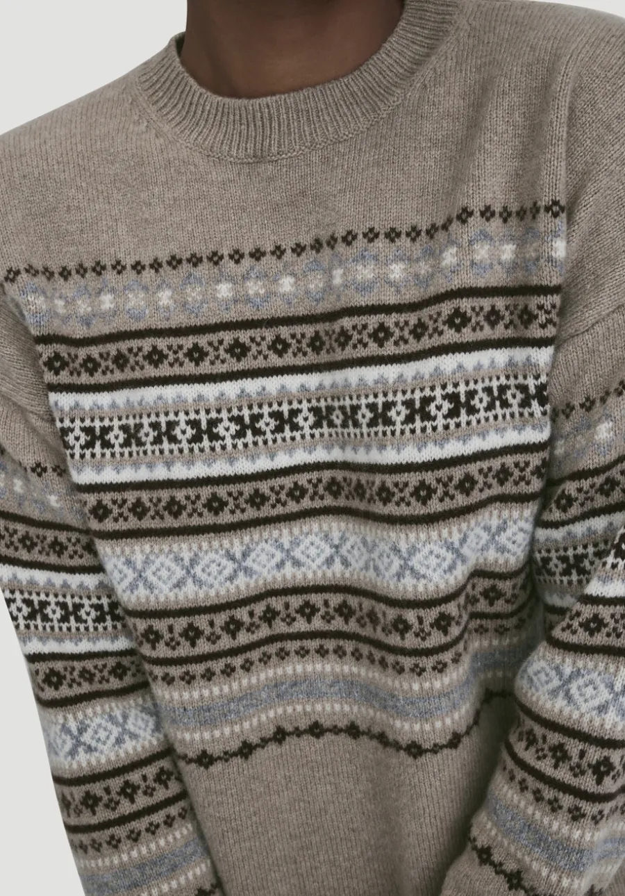 Strick Pullover Relaxed BETTER RECYCLING aus reiner Bio-Merinowolle von hessnatur