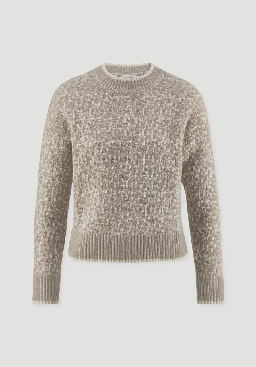Strick Pullover Relaxed BETTER RECYCLING aus reiner Bio-Merinowolle von hessnatur