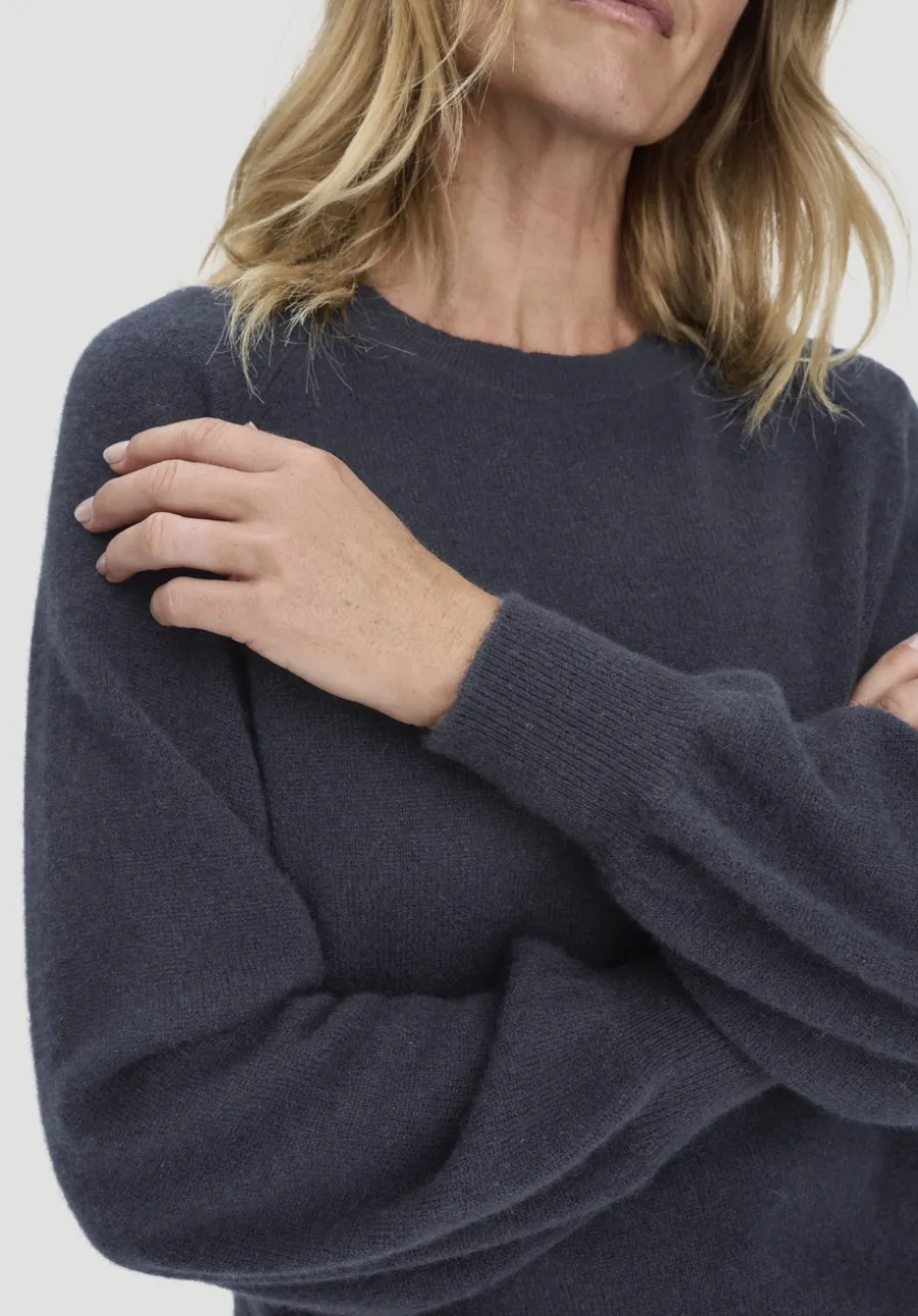 Strick Pullover Relaxed BETTER RECYCLING aus reinem Cashmere von hessnatur