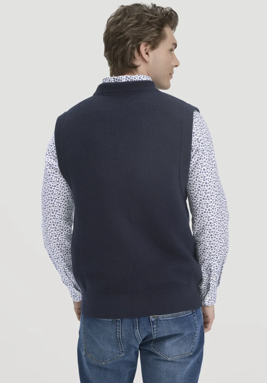 Strick Pullunder Regular aus Bio-Merinowolle und Bio-Baumwolle von hessnatur