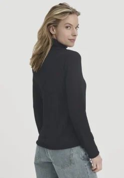Strick Rollkragen Pullover Slim aus reiner Bio-Merinowolle von hessnatur