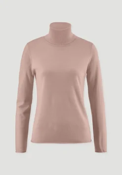 Strick Rollkragen Pullover Slim aus reiner Bio-Merinowolle von hessnatur