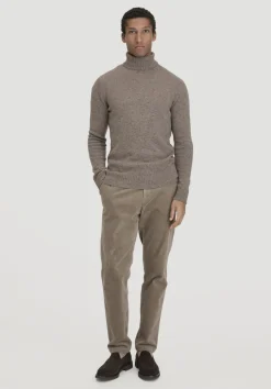 Strick Rollkragen Pullover Regular aus Yakwolle und Schurwolle von hessnatur