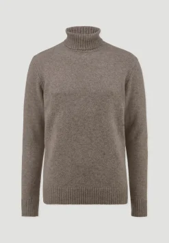 Strick Rollkragen Pullover Regular aus Yakwolle und Schurwolle von hessnatur