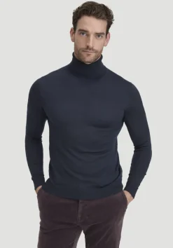 Strick Rollkragen Pullover Regular aus reiner Bio-Merinowolle von hessnatur