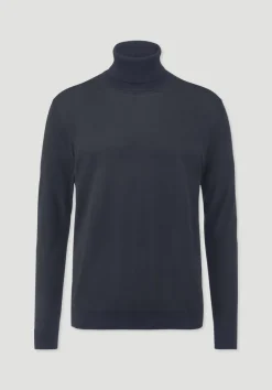 Strick Rollkragen Pullover Regular aus reiner Bio-Merinowolle von hessnatur