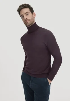 Strick Rollkragen Pullover Regular aus reiner Bio-Merinowolle von hessnatur
