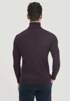 Strick Rollkragen Pullover Regular aus reiner Bio-Merinowolle von hessnatur