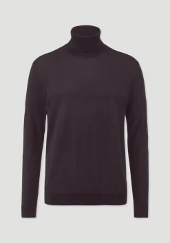 Strick Rollkragen Pullover Regular aus reiner Bio-Merinowolle von hessnatur
