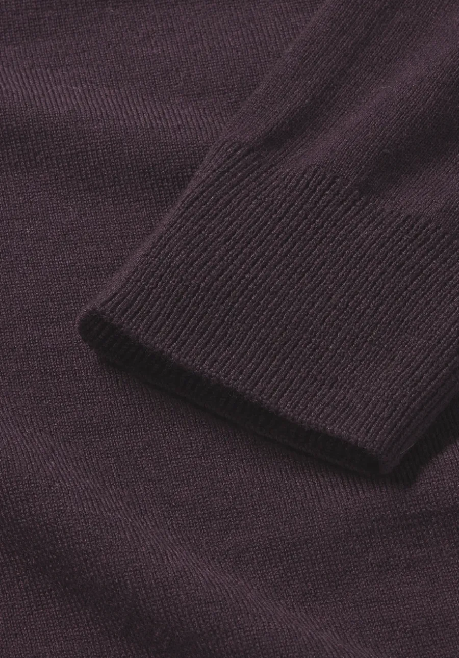 Strick Rollkragen Pullover Regular aus reiner Bio-Merinowolle von hessnatur