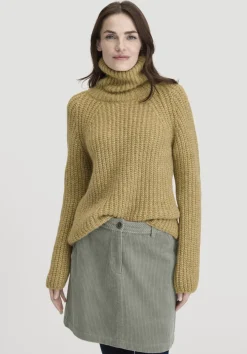 Strick Rollkragenpullover Relaxed aus Alpaka mit Bio-Baumwolle von hessnatur