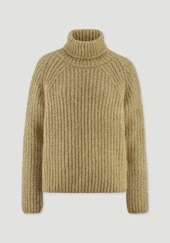 Strick Rollkragenpullover Relaxed aus Alpaka mit Bio-Baumwolle von hessnatur
