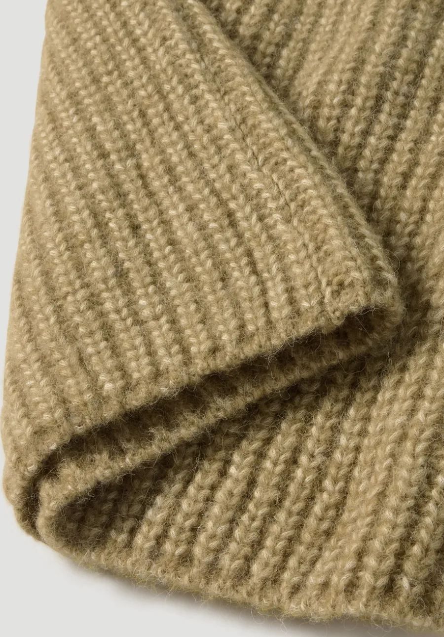 Strick Rollkragenpullover Relaxed aus Alpaka mit Bio-Baumwolle von hessnatur
