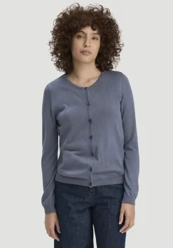 Strickjacke Regular aus TENCEL™ Lyocell mit Bio-Baumwolle von hessnatur