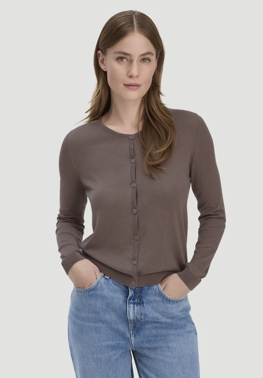 Strickjacke Regular aus TENCEL™ Lyocell mit Bio-Baumwolle von hessnatur