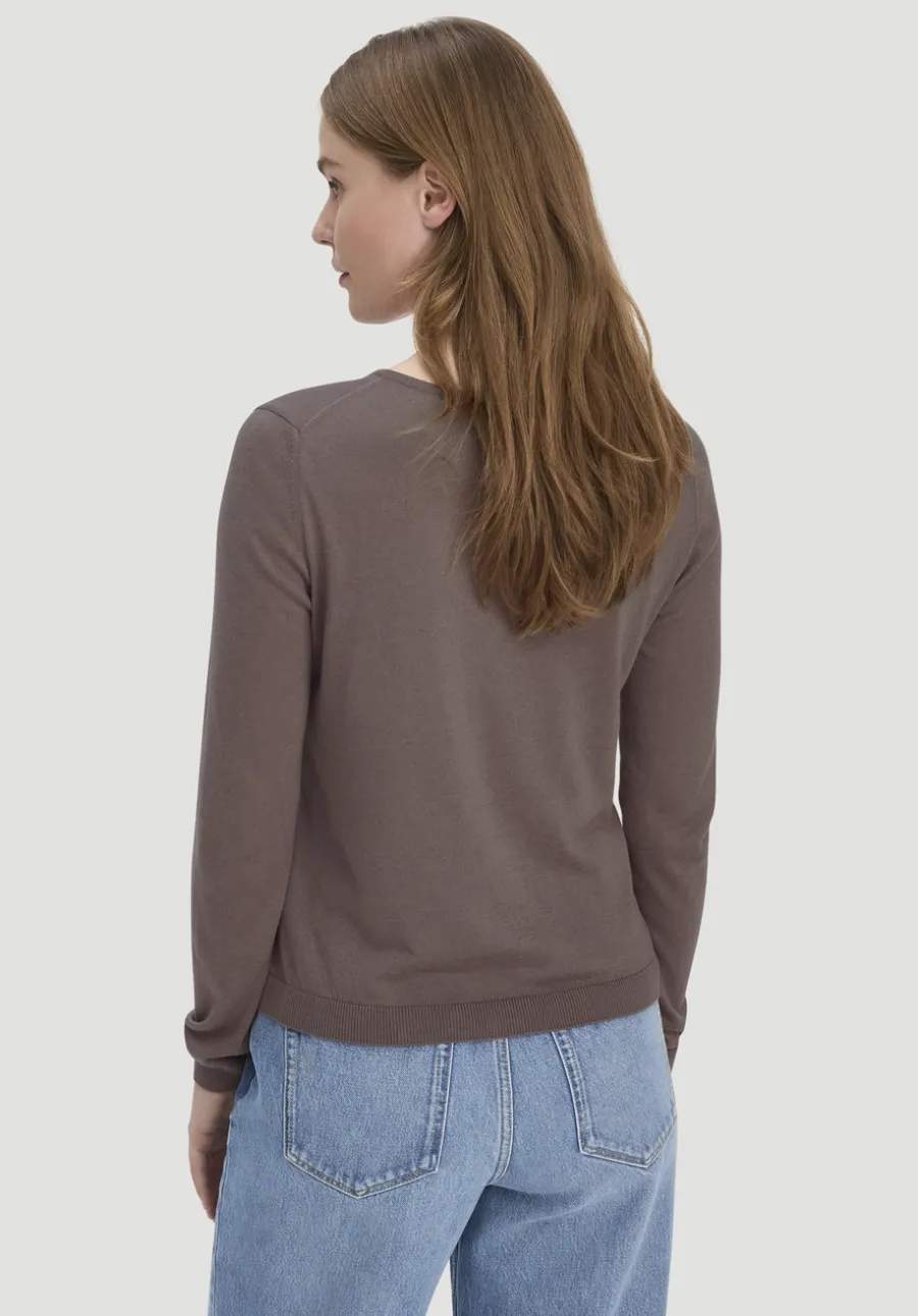 Strickjacke Regular aus TENCEL™ Lyocell mit Bio-Baumwolle von hessnatur