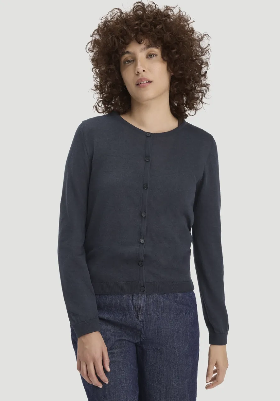 Strickjacke Regular aus TENCEL™ Lyocell mit Bio-Baumwolle von hessnatur
