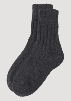 Stricksocke aus reiner Bio-Merinowolle von hessnatur