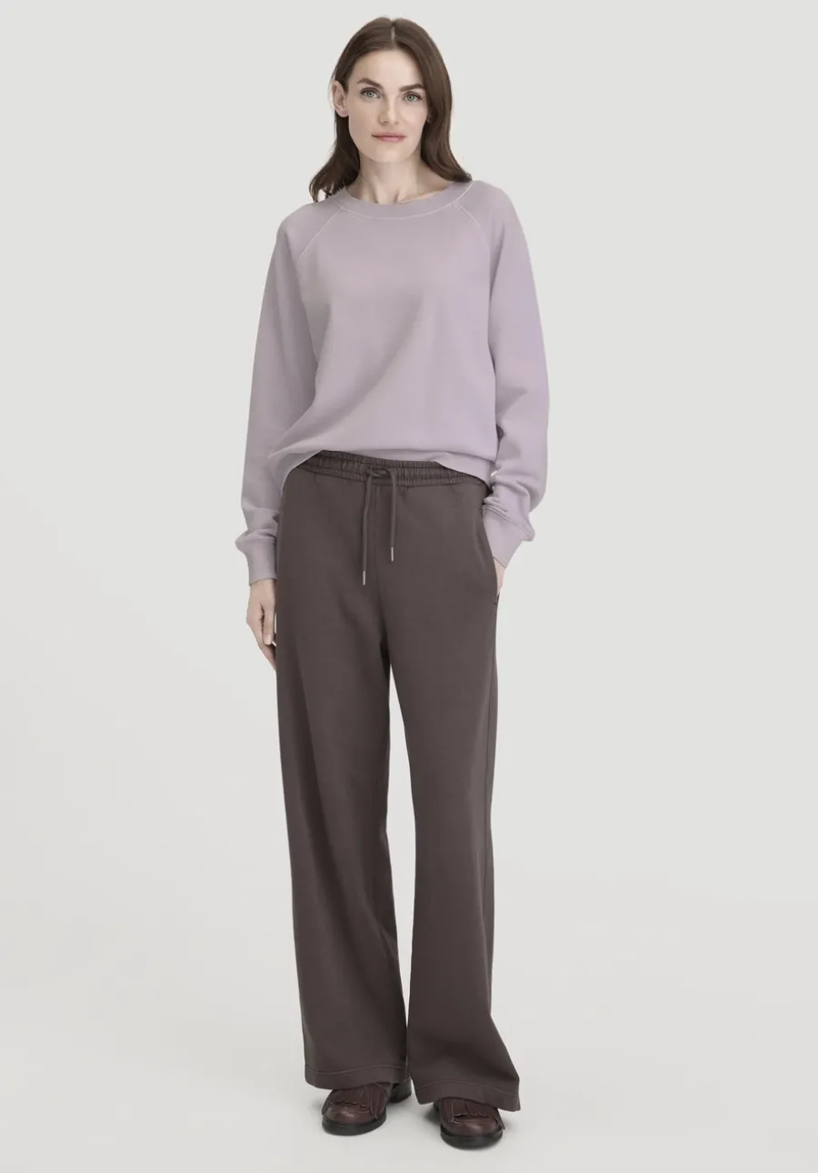 Sweat Hose Wide Leg Relaxed aus reiner Bio-Baumwolle von hessnatur