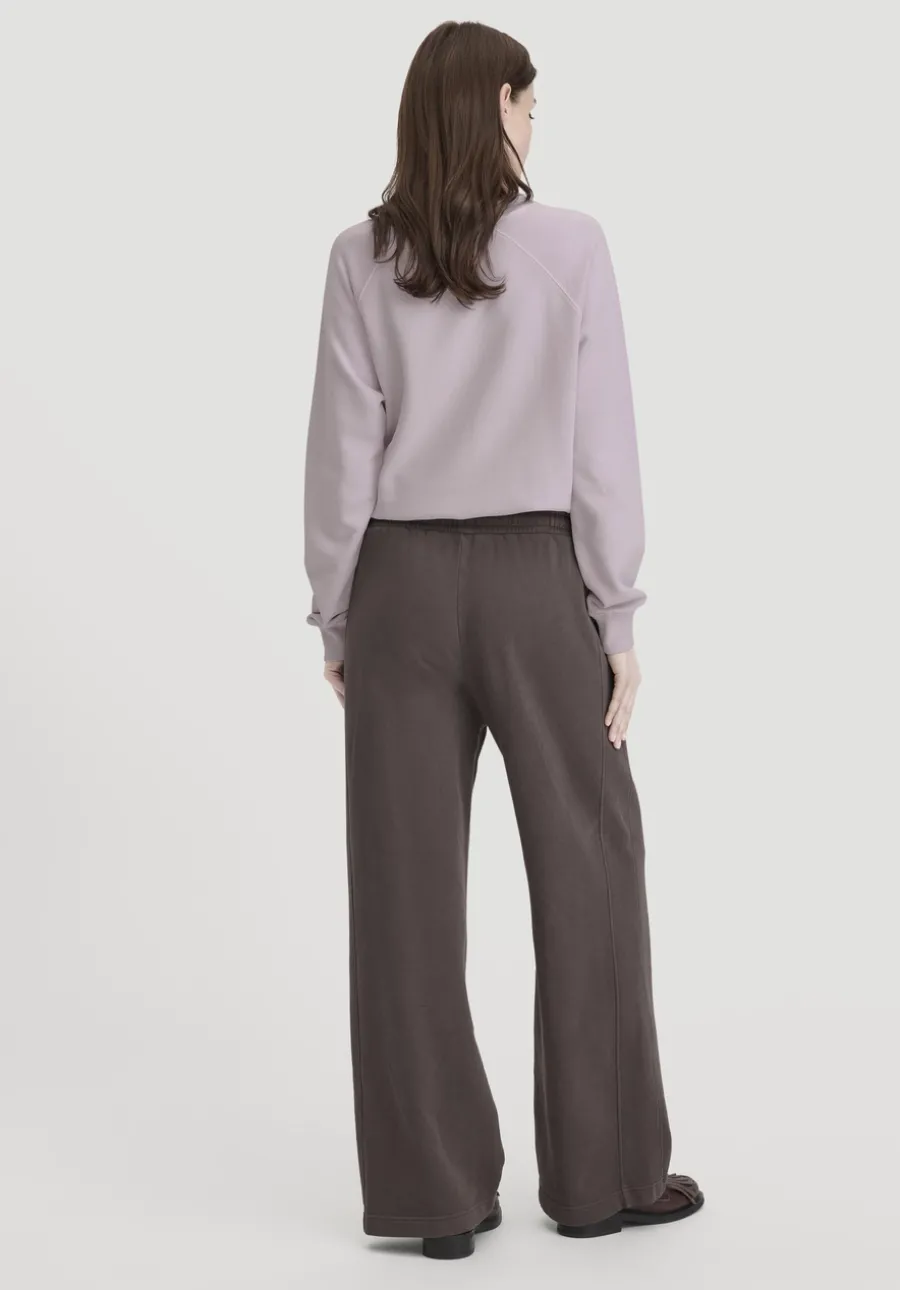 Sweat Hose Wide Leg Relaxed aus reiner Bio-Baumwolle von hessnatur