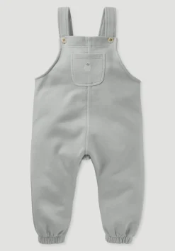 Sweat Latzhose GARMENT DYE aus reiner Bio-Baumwolle von hessnatur