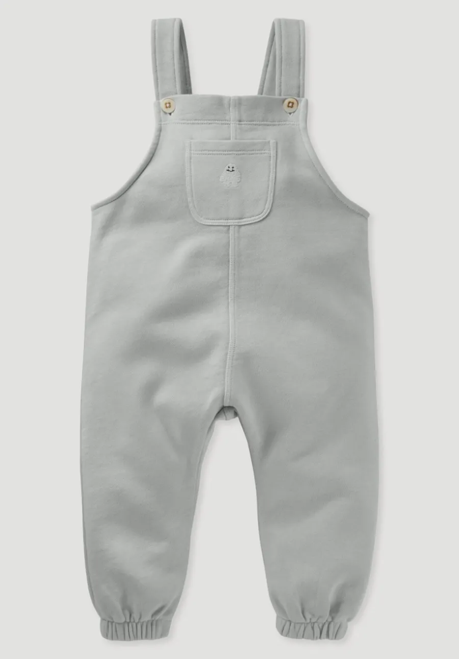 Sweat Latzhose GARMENT DYE aus reiner Bio-Baumwolle von hessnatur