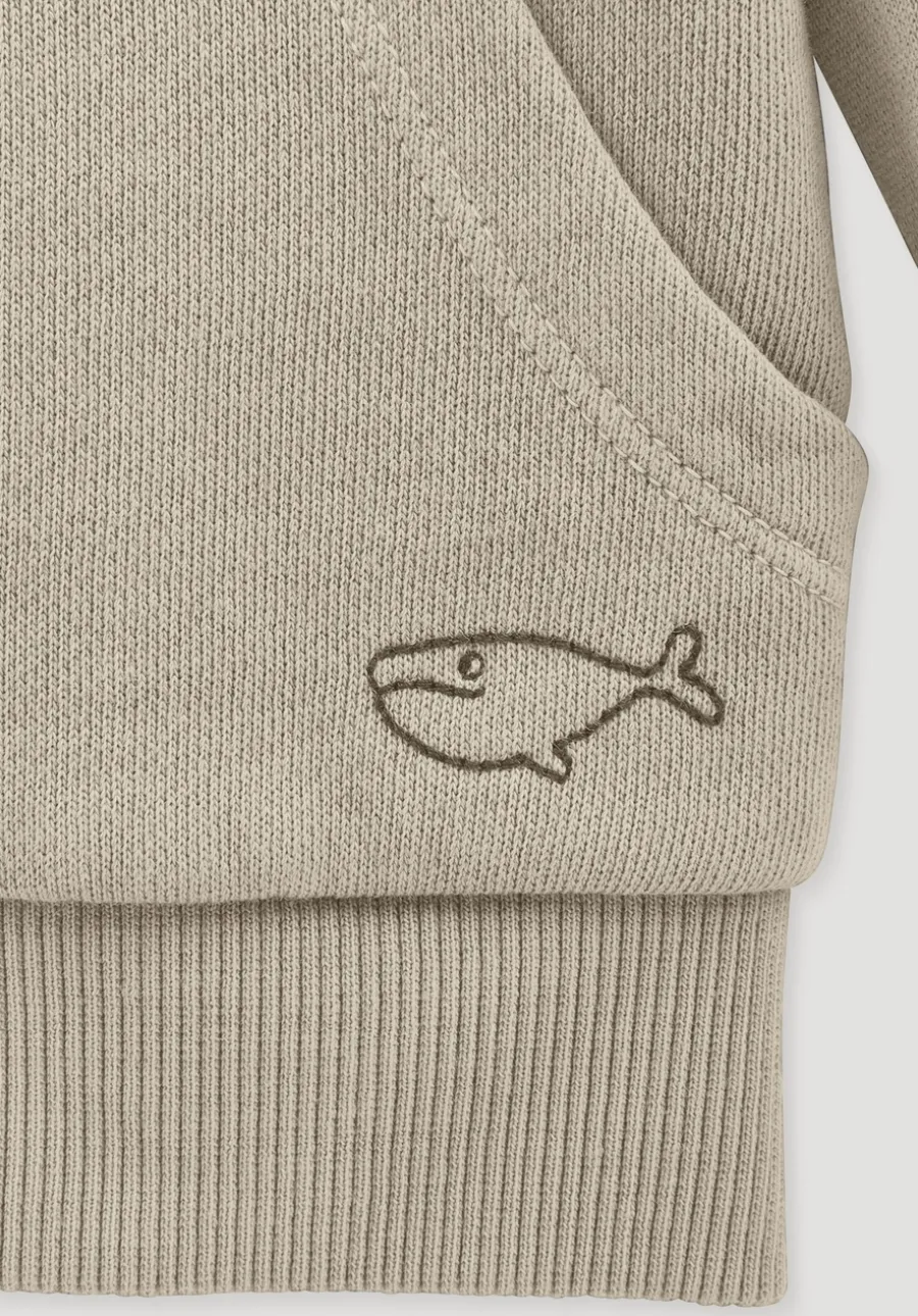 Sweatjacke BETTER RECYCLING aus reiner Bio-Baumwolle von hessnatur