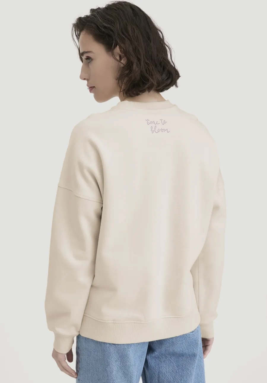 Sweatshirt Oversize aus reiner Bio-Baumwolle von hessnatur