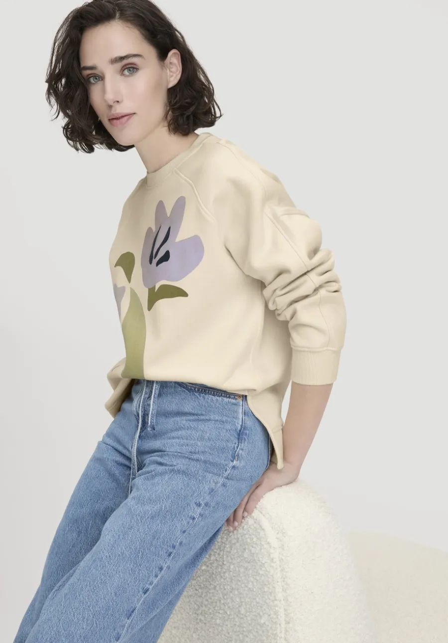 Sweatshirt Oversize aus reiner Bio-Baumwolle von hessnatur