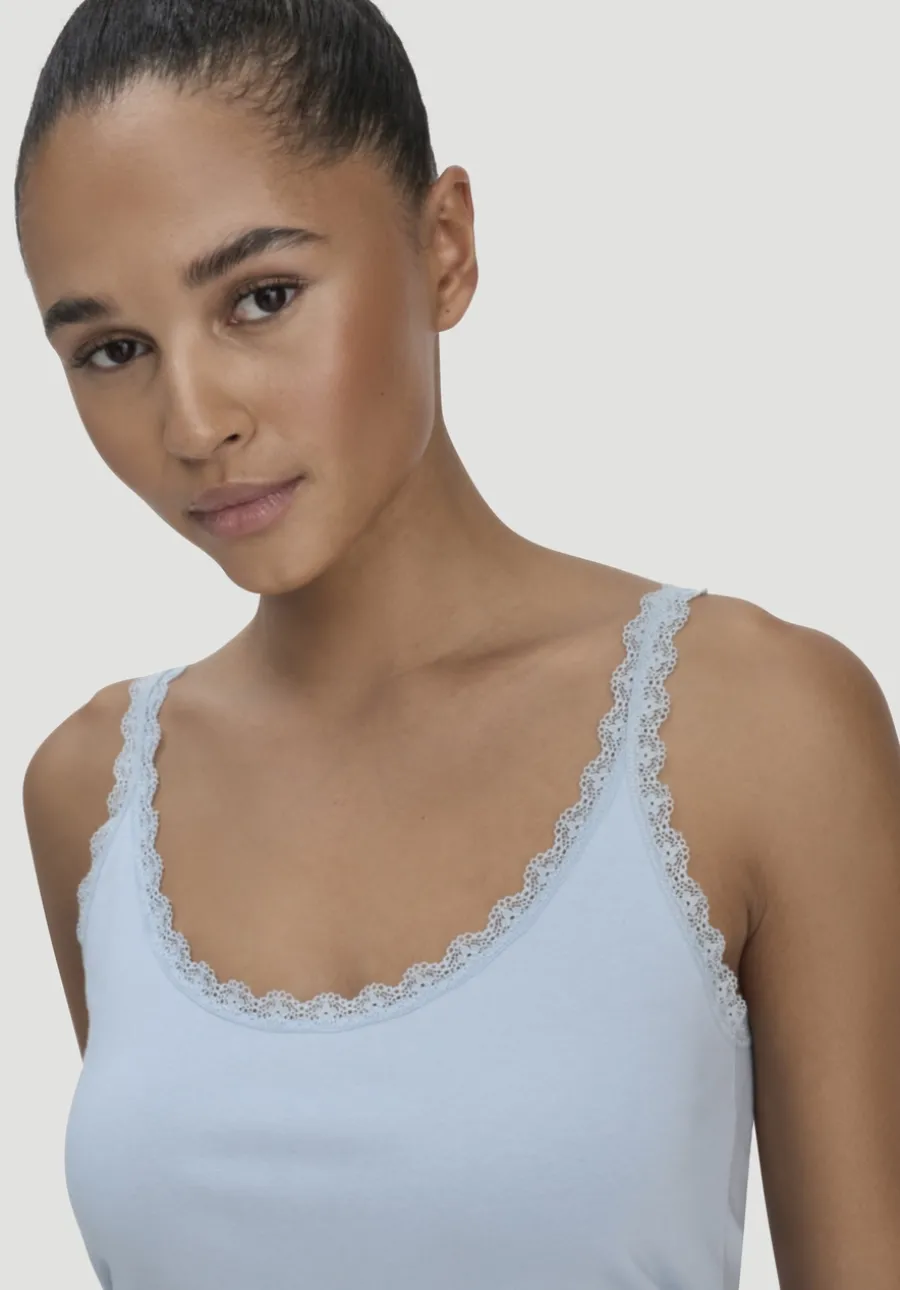 Tanktop COTTON FEEL LACE aus Bio-Baumwolle von hessnatur